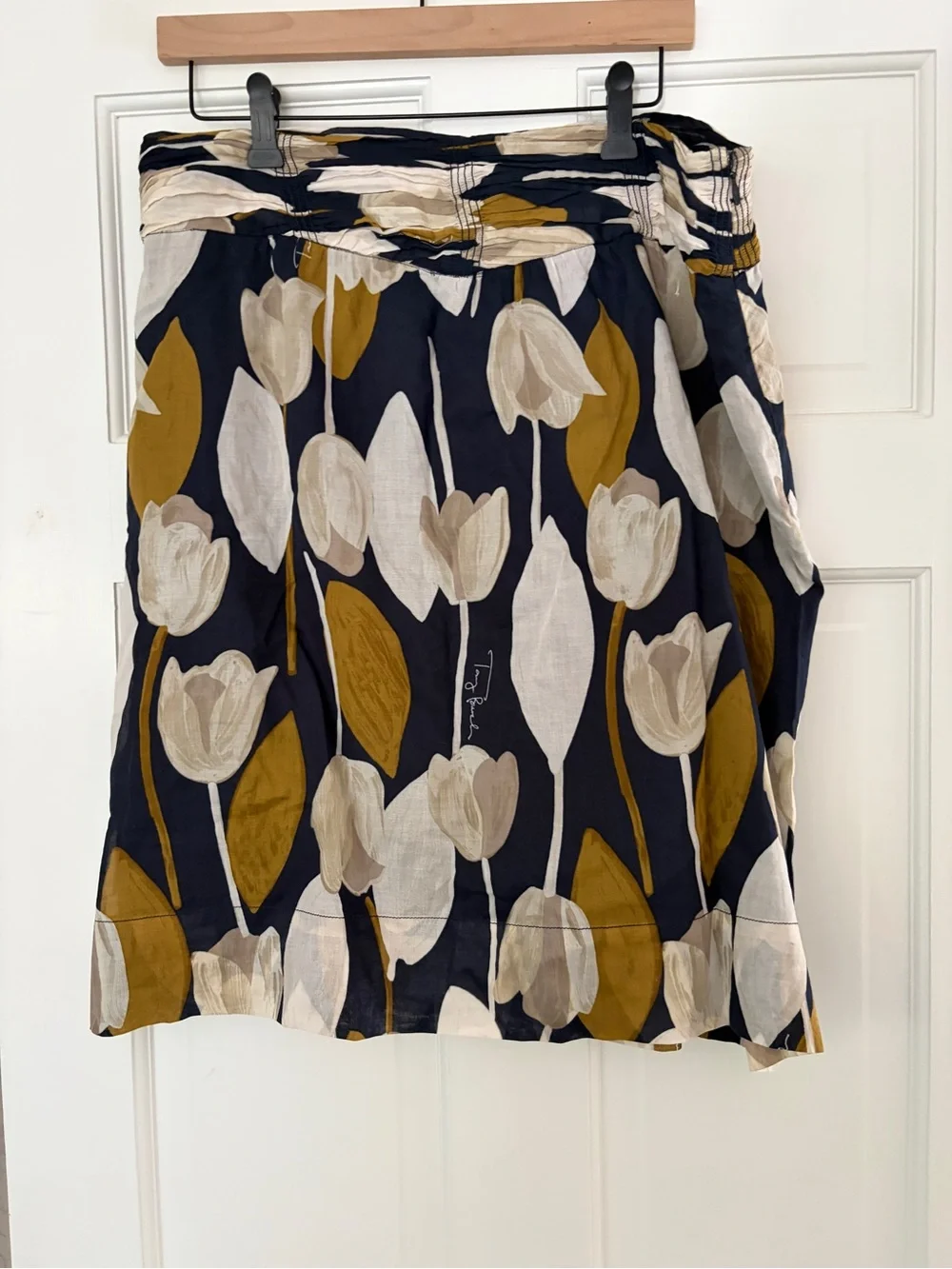 Tory burch tulip print fall skirt 14